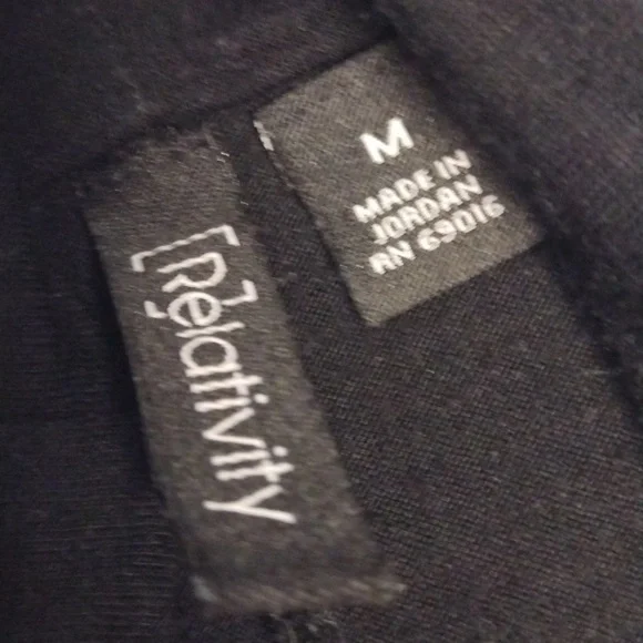 Black Short Sleeved High Neck Medium - Picture 3 of 3